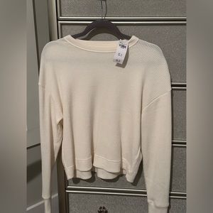 NWT Abercrombie Long-Sleeve Easy Waffle Tee